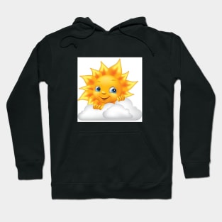 Soleil et nuage Hoodie